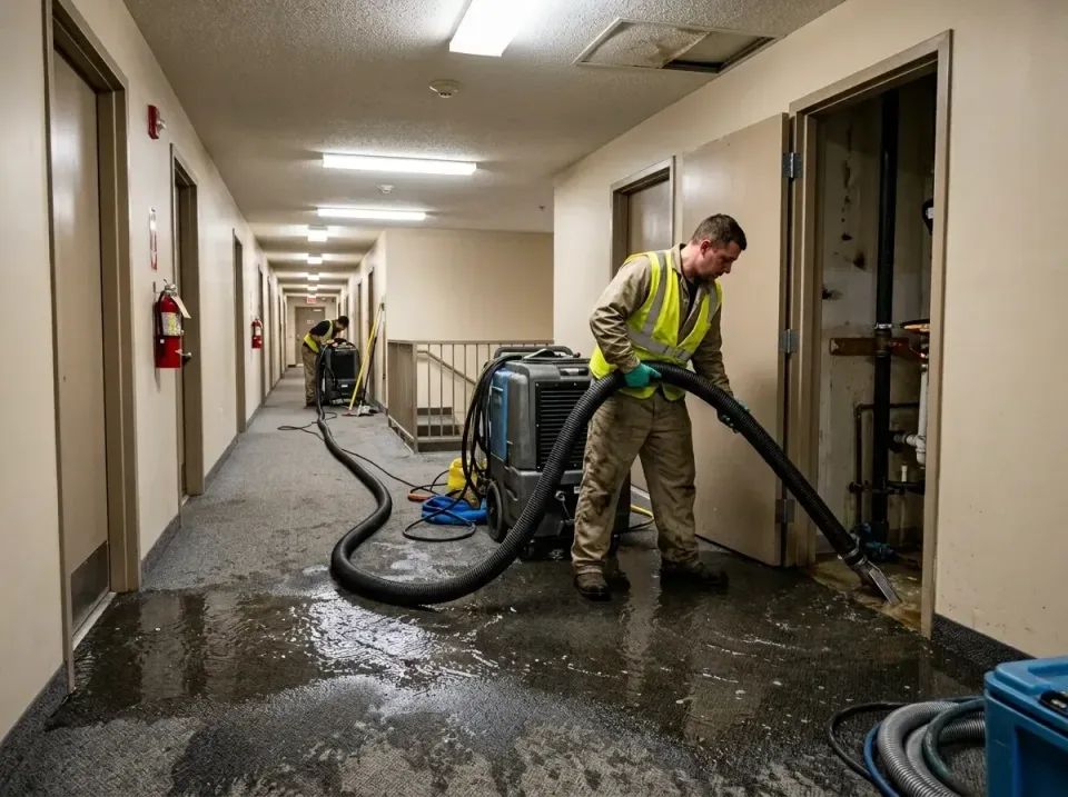 multi-unit-apartment-hallway-f-005 — frequently asked questions, Emergency Burst Pipe Water Extraction & Removal in Boles Ac…